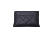 Load image into Gallery viewer, CHANEL シャネル カードケース 29番台 ココマーク ブラック キャビアスキン ゴールド金具 美品 中古 61481