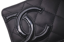 Load image into Gallery viewer, CHANEL シャネル カンボン カードケース エナメル 29番台 ココマーク ラムスキン ブラックピンク 美品 中古 61482