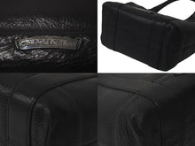 Load image into Gallery viewer, CHROME HEARTS クロムハーツ ミニ レザー トートバッグ ブラック シルバー925 ユニセックス 美品 中古 61489