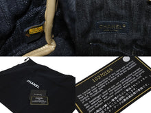 Load image into Gallery viewer, CHANEL シャネル ハンドバッグ スパークリングデニム ココマーク A31985 10番台 インディゴ ゴールド金具 美品 中古 61491