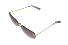 Load image into Gallery viewer, LOUIS VUITTON ルイヴィトン サングラス メガネ Z0089U パープル ゴールド金具 アクセサリー 美品 中古 61495