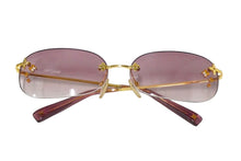 Load image into Gallery viewer, LOUIS VUITTON ルイヴィトン サングラス メガネ Z0089U パープル ゴールド金具 アクセサリー 美品 中古 61495