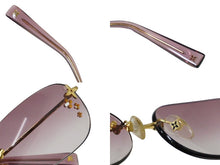 Load image into Gallery viewer, LOUIS VUITTON ルイヴィトン サングラス メガネ Z0089U パープル ゴールド金具 アクセサリー 美品 中古 61495