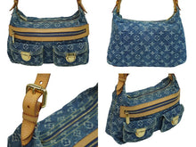 Load image into Gallery viewer, LOUIS VUITTON ルイヴィトン モノグラムデニム バギーPM ワンショルダーバッグ M95049 ブルー ショルダー 美品 中古 61496