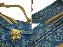 Load image into Gallery viewer, LOUIS VUITTON ルイヴィトン モノグラムデニム バギーPM ワンショルダーバッグ M95049 ブルー ショルダー 美品 中古 61496