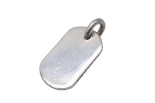 Load image into Gallery viewer, CHROME HEARTS クロムハーツ ペンダントトップ スモール レイズド ダガー ドッグ タグ シルバー925 15g 良品 中古 61497