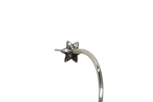 極美品 CHROME HEARTS クロムハーツ フープピアス スター 極美品 CHROME HEARTS クロムハーツ フープピアス スター