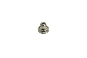 極美品 CHROME HEARTS クロムハーツ フープピアス スターモチーフ 2.6g 内径3.8cm シルバー925 中古 61498