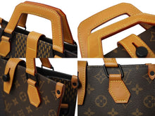 Load image into Gallery viewer, LOUIS VUITTON ルイヴィトン トートバッグ ジャイアント NIGO ダミエ モノグラムキャンバス ブラウン N40355 美品 中古 61500