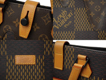 Load image into Gallery viewer, LOUIS VUITTON ルイヴィトン トートバッグ ジャイアント NIGO ダミエ モノグラムキャンバス ブラウン N40355 美品 中古 61500