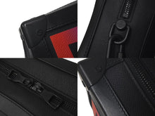 画像をギャラリービューアに読み込む, LOUIS VUITTON ルイヴィトン ソフトトランク ショルダーバッグ M30341 ヴァージル レザー レインボー ブラック 美品 中古 61506