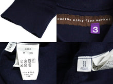 画像をギャラリービューアに読み込む, 新品同様品 CactusPlantFleaMarket カクタスプラントフリーマーケット スウェット コットン ネイビー 3 中古 61513