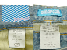 画像をギャラリービューアに読み込む, ICE CREAM アイスクリーム BAGGY DENIM SHORTS バギーデニムショーツ ICJP233P006 サイズL ブルー 美品 中古 61515
