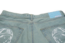 画像をギャラリービューアに読み込む, ICE CREAM アイスクリーム BAGGY DENIM SHORTS バギーデニムショーツ ICJP233P006 サイズL ブルー 美品 中古 61515