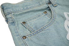 画像をギャラリービューアに読み込む, ICE CREAM アイスクリーム BAGGY DENIM SHORTS バギーデニムショーツ ICJP233P006 サイズL ブルー 美品 中古 61515