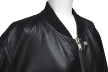 Load image into Gallery viewer, Rick Owens リックオウエンス レザージャケット RU02B2786-LLP シープレザー ブラック シルバー金具 美品 中古 61520