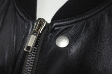 Load image into Gallery viewer, Rick Owens リックオウエンス レザージャケット RU02B2786-LLP シープレザー ブラック シルバー金具 美品 中古 61520