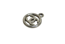 Load image into Gallery viewer, CHANEL シャネル サークル ココマーク スイングピアス メタル シルバー アクセサリー 美品 中古 61523