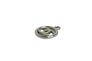 CHANEL シャネル サークル ココマーク スイングピアス メタル シルバー アクセサリー 美品 中古 61523
