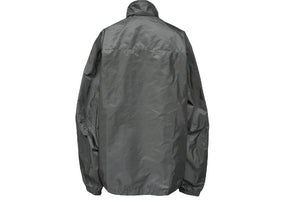 PRADA プラダ パーカー ウィンドブレーカー リバーシブル ジップアップ SGH753 ポリアミド グレー ネイビー 52 美品 中古 61530