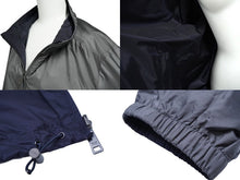 Load image into Gallery viewer, PRADA プラダ パーカー ウィンドブレーカー リバーシブル ジップアップ SGH753 ポリアミド グレー ネイビー 52 美品 中古 61530