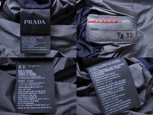 Load image into Gallery viewer, PRADA プラダ パーカー ウィンドブレーカー リバーシブル ジップアップ SGH753 ポリアミド グレー ネイビー 52 美品 中古 61530