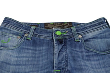 画像をギャラリービューアに読み込む, JACOB COHEN ヤコブコーエン デニムパンツ サイズ29 ブルー コットン カラーステッチ ジーンズ J622 良品 中古 61558