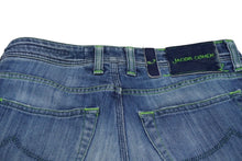 画像をギャラリービューアに読み込む, JACOB COHEN ヤコブコーエン デニムパンツ サイズ29 ブルー コットン カラーステッチ ジーンズ J622 良品 中古 61558