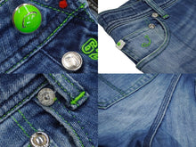 画像をギャラリービューアに読み込む, JACOB COHEN ヤコブコーエン デニムパンツ サイズ29 ブルー コットン カラーステッチ ジーンズ J622 良品 中古 61558