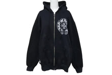 Load image into Gallery viewer, 極美品 CHROME HEARTS クロムハーツ 裏地サーマルスタープリント ジップアップパーカー JW-0332861002 ブラック L 中古 61559