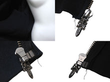 Load image into Gallery viewer, 極美品 CHROME HEARTS クロムハーツ 裏地サーマルスタープリント ジップアップパーカー JW-0332861002 ブラック L 中古 61559