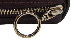 FAURE LE PAGE フォレルパージ ショルダーバッグ ウォレットバッグ 長財布 エカイユ柄 レザー パープル イエロー 美品 中古 61567