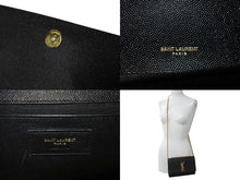画像をギャラリービューアに読み込む, YVES SAINT LAURENT イヴ・サンローラン ケイト・スモールショルダーバッグ 469390BOW0J1000 ブラック ゴールド金具 美品 中古 61570 