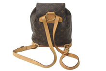 画像をギャラリービューアに読み込む, LOUIS VUITTON ルイヴィトン モノグラム モンスリMM バックパック M51136 ブラウン リュック ロゴ 鞄 良品 中古 61573