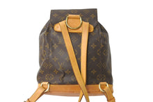 画像をギャラリービューアに読み込む, LOUIS VUITTON ルイヴィトン モノグラム モンスリMM バックパック M51136 ブラウン リュック ロゴ 鞄 良品 中古 61573