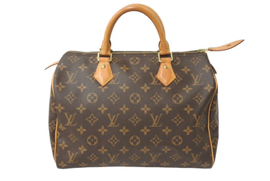 LOUIS VUITTON ルイヴィトン スピーディー30 M41526 ハンドバッグ モノグラムキャンバス ブラウン 美品 中古 61580