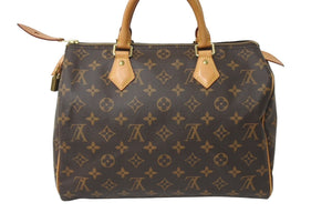 LOUIS VUITTON ルイヴィトン スピーディー30 M41526 ハンドバッグ モノグラムキャンバス ブラウン 美品 中古 61580