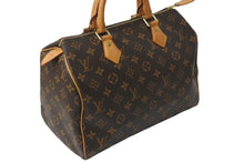 Load image into Gallery viewer, LOUIS VUITTON ルイヴィトン スピーディー30 M41526 ハンドバッグ モノグラムキャンバス ブラウン 美品 中古 61580