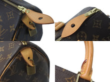 Load image into Gallery viewer, LOUIS VUITTON ルイヴィトン スピーディー30 M41526 ハンドバッグ モノグラムキャンバス ブラウン 美品 中古 61580