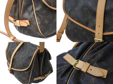 Load image into Gallery viewer, LOUIS VUITTON ルイ ヴィトン ソミュール35 ショルダーバッグ M42254 モノグラムキャンバス ブラウン 美品 中古 61581
