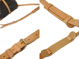 LOUIS VUITTON ルイ ヴィトン ソミュール35 ショルダーバッグ M42254 モノグラムキャンバス ブラウン 美品 中古 61581
