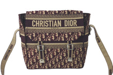 Load image into Gallery viewer, Christian Dior クリスチャンディオール ディオールキャンプ メッセンジャーバッグ オブリーク キャンバス レッド 美品 中古 61582