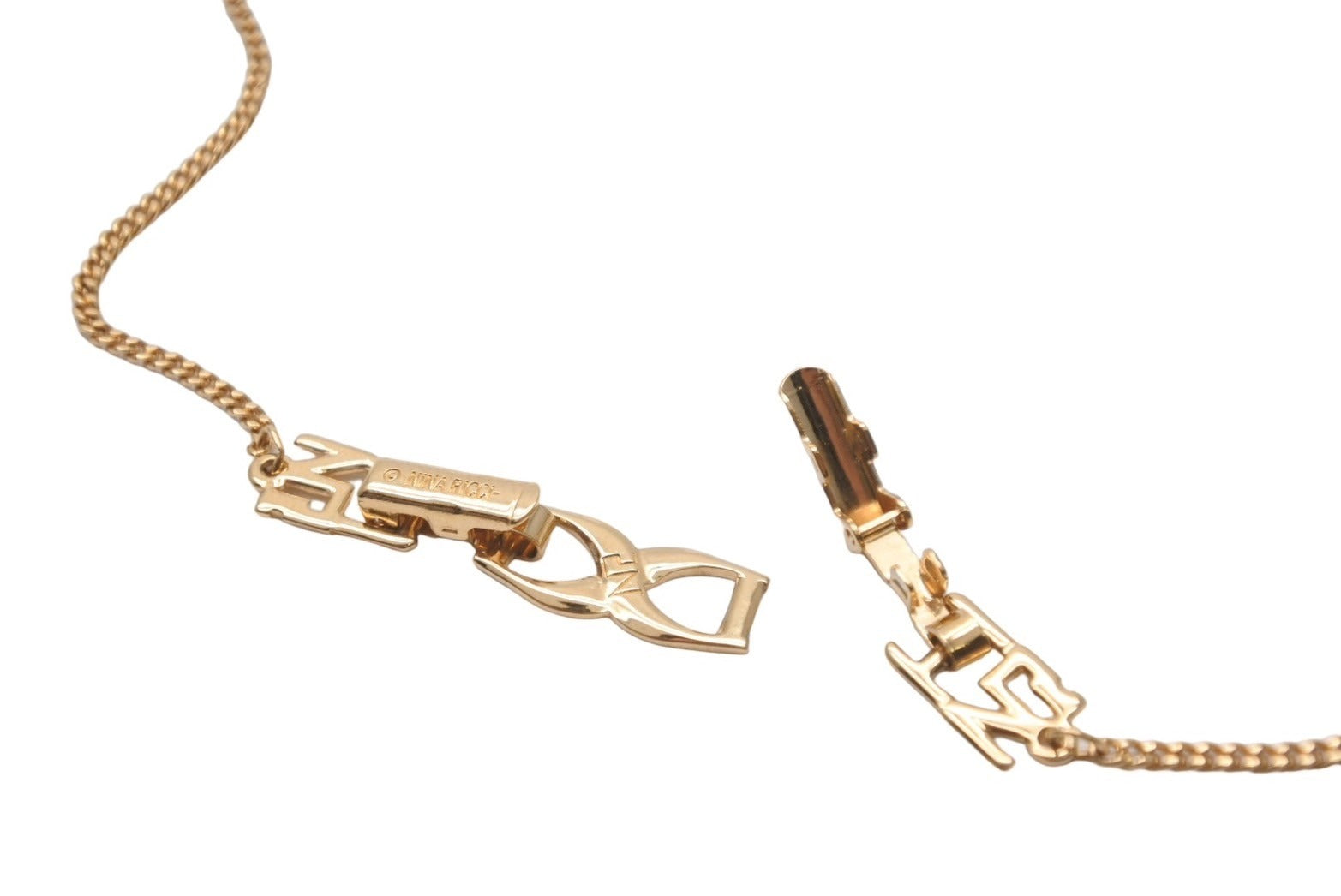 NINA RICCI ニナリッチ ネックレス ロゴ アクセサリー GP ライン