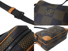 画像をギャラリービューアに読み込む, LOUIS VUITTON ルイヴィトン ナイルメッセンジャー PM ダミエジャイアント ショルダーバッグ NIGO N40359 ブラウン 美品 中古 61587