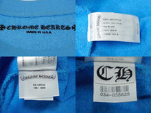 Load image into Gallery viewer, 新品未使用 CHROME HEARTS × MATTY BOY クロムハーツ マッティボーイ スウェット 24SS サイズXXL ブルー コットン 中古 61591