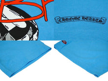 Load image into Gallery viewer, 新品未使用品 CHROME HEARTS クロムハーツ MATTY BOY BRAIN NEW マッティボーイ 半袖Ｔシャツ コットン ライトブルー XL 中古 61594