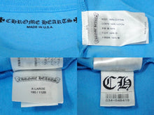 Load image into Gallery viewer, 新品未使用品 CHROME HEARTS クロムハーツ MATTY BOY BRAIN NEW マッティボーイ 半袖Ｔシャツ コットン ライトブルー XL 中古 61594