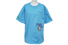 Load image into Gallery viewer, 新品未使用品 CHROME HEARTS クロムハーツ MATTY BOY BRAIN NEW マッティボーイ 半袖Ｔシャツ コットン ライトブルー M 中古 61595