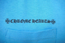 Load image into Gallery viewer, 新品未使用品 CHROME HEARTS クロムハーツ MATTY BOY BRAIN NEW マッティボーイ 半袖Ｔシャツ コットン ライトブルー M 中古 61595