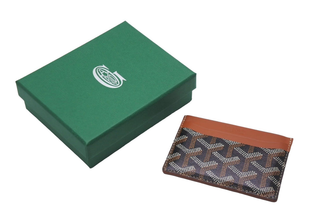 新品同様品 GOYARD ゴヤール サン・シュルピス カードケース STSULPPMLTY01CL03X ブラック ナチュラル 中古 61602